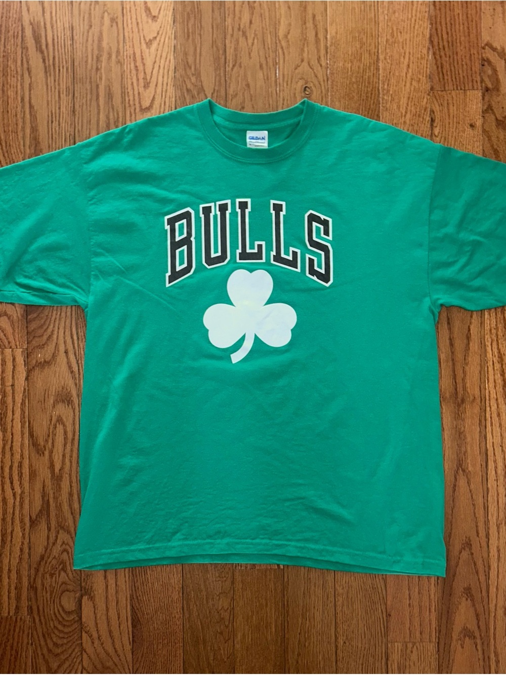 Chicago Bulls St. Patty’s Day Vintage Promo T-Shirt Size XL